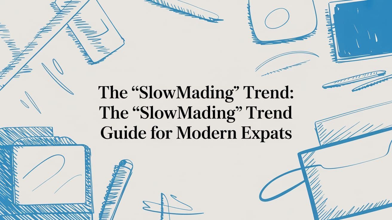 The "slowmading" trend: the "slowmading" trend guide for modern expats