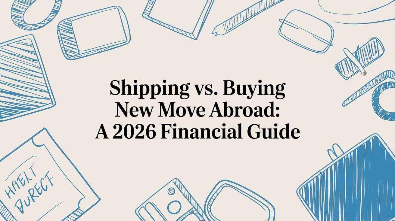 Shipping vs. Buying New Move Abroad: A 2026 Financial Guide