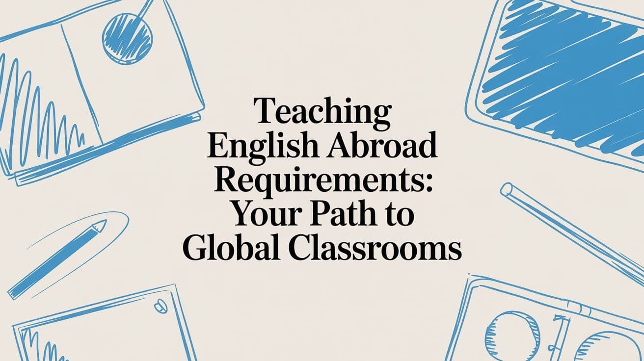 Teaching english abroad requirements: Your path to global classrooms